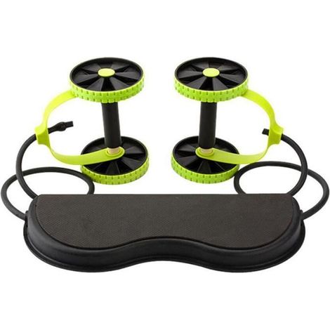 Roue abdominale multifonction - Marque - Modèle - Couleur vert/noir - Genre Mixte (1/4)