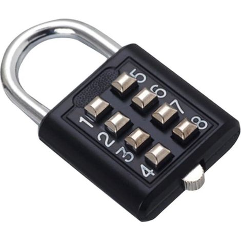 Gym Crémotage Avec Code - Verrouillage Du Bouton, Cadenas De Code Sécurisé Verrouillage Numérique À 10 Chiffres Sans Clé Pour Les Vestiaires, Clôture, Sac De Voyage, Armoires De Gym, Boîte De Rangem (1/4)