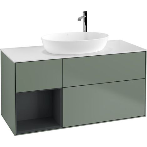 Villeroy & Boch F941HGGM Meuble sous-lavabo Finion F94 (1/2)