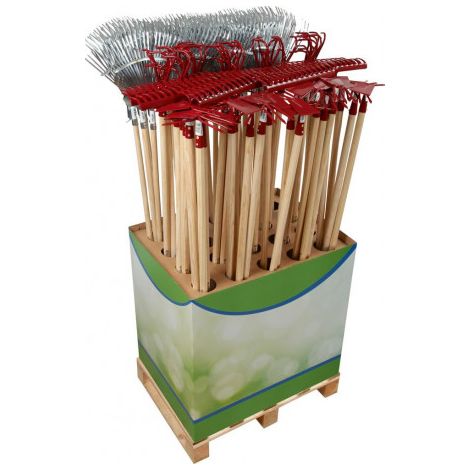 Laubbesen Grubber Rechen u. Doppelhacke FW Display Classic Inhalt: 80 Stück (1/2)