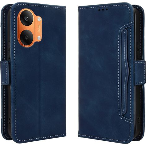 Custodia a libro per Xiaomi Poco X8 Pro Max, con slot per carte, blu (1/5)