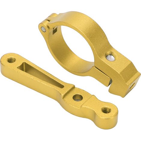 Porte-bidon vélo adaptateur aluminium alliage selle support montage pour cyclisme extérieur or (1/5)