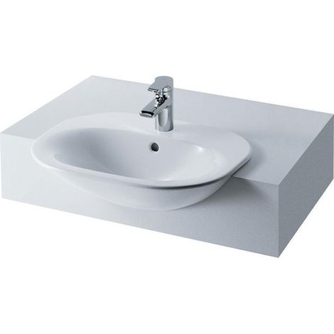 Ideal Standard Tonic lavabo semincasso monoforo 60x49 cm bianco K070161 (1/3)