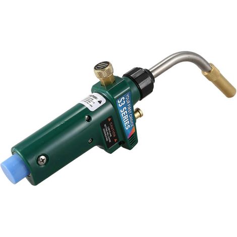 Chalumeau à souder au propane Mapp, modèle CGA600, avec allumage automatique et gâchette, pour chauffer et brûler la soudure. - JBMEDIA (1/4)