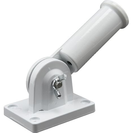 Soporte para bandera, rotación de 180 grados, de metal, para montaje en pared, para decoración exterior. (1/5)