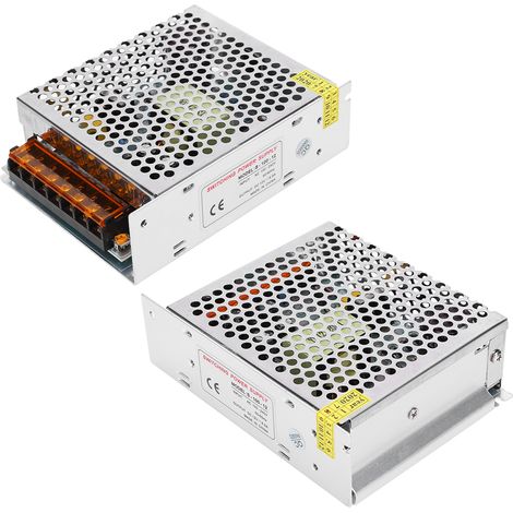 Schaltnetzteil-Treiberadapter DC12V Aluminiumlegierung LED-Bildschirm-Lichtleiste 3D-Drucker (S-100-12 (12V 8,5A 100W) AC100-240V) (1/5)