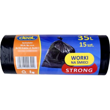 Müllsäcke 35L, stark, LD, 15 Stück