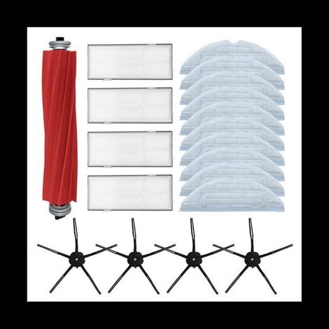 Pour S7 T7 T7S plus PièCes de Rechange Brosse Principale Vadrouille Filtre Hepa Brosse LatéRale Accessoire Kit Aspirateur (1/5)