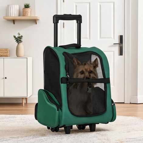 Caisse de transport pour animaux 2 en 1 42 x 25 x 55 cm (1/5)