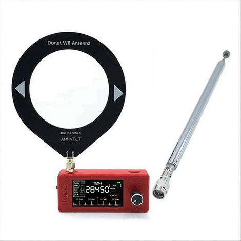 SI4732 Tragbares Radio 0,5–108 MHz LSB USB AM/FM mit 10 kHz–180 MHz Antenne, Allband-Radioempfänger (1/5)