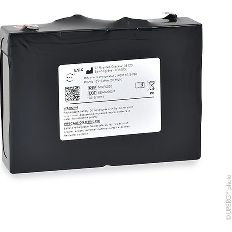 NX - Batterie médicale pour Critikon 12V 2.8Ah (1/2)