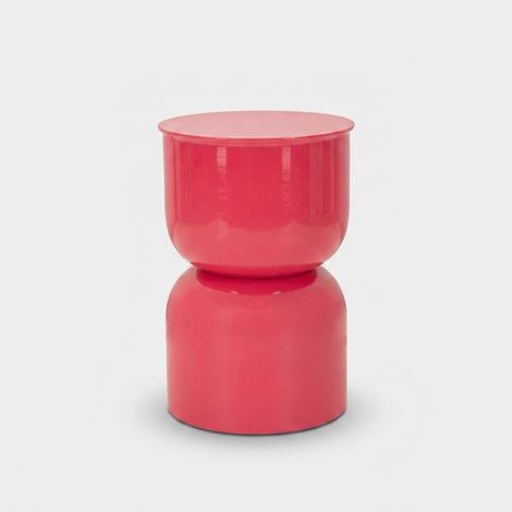 Beistelltisch OYI, Metall, fuchsia, Ø 31x46 cm (1/4)