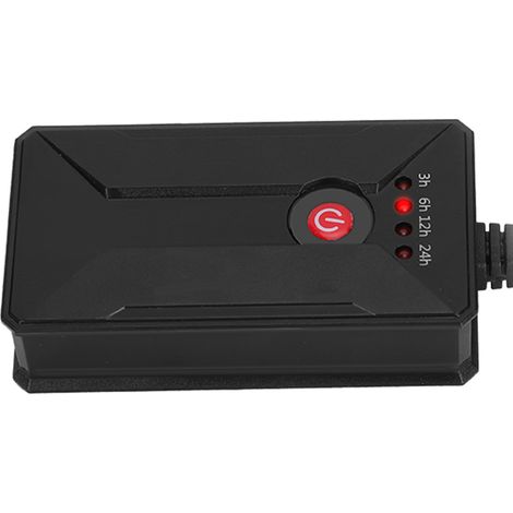 Minuteur d'aquarium à boucle intelligente standard multisegments (ZYT21 Minuteur multisegments Noir) (1/5)