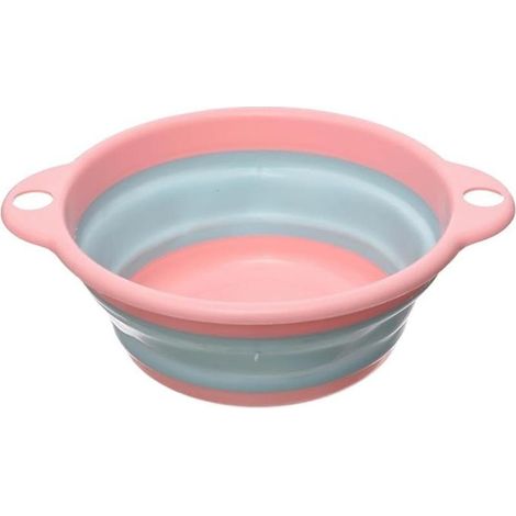 Collapsible Wash Basin Foldable Laundry Tub Household Round Washbasin Camping Basin Space Save Washtub Dish Washing Tub Portable Travel Basin Kitchen Sink Cat Dog Hanging Bathtub(Pack of 1) (1/5)