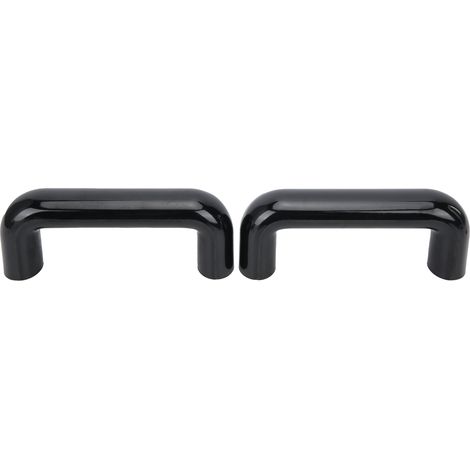 2 Poignées de tirage industrielles U M6x114 22mm pour armoires et portes de machines, antidérapantes, antistatiques, isolation thermique (1/5)