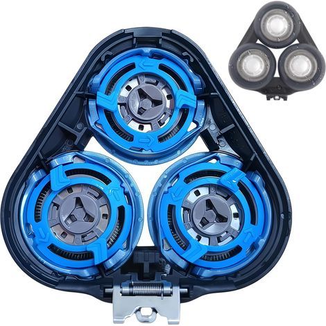 Union – SH50/SH52 Scherköpfe, kompatibel mit Philips Serie 5000/6000 – Waschbar – Austausch alle 12 Monate – Nur in runder Aufbewahrungsbox erhältlich (1/5)