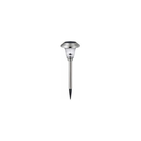 EASYCOMFORT Réverbère Solaire Extérieur - Éclairage LED pour Jardin, Pont, Allée - Blanc Froid (1/5)