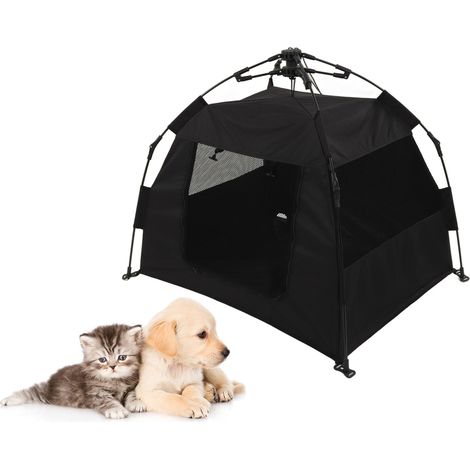 Tente camping pliable automatique – rétractable – enfants multifonctionnel – voiture – noir