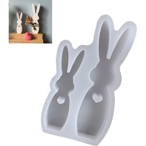 Stampi in silicone alimentare a forma di coniglietto pasquale