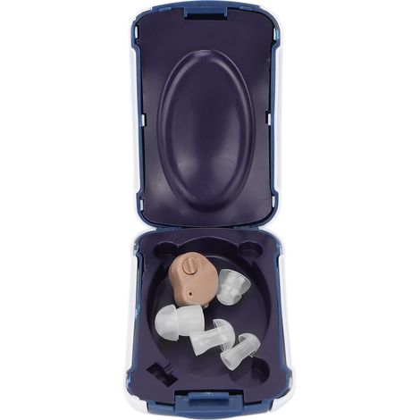 Appareils auditifs pour personnes âgées avec réduction du bruit, bouchons d'oreille en silicone souple pour une voix améliorée. (1/5)