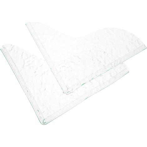 Pare-éclaboussures INOOMP en 2 pièces pour douche et baignoire , incassable , facile à installer san