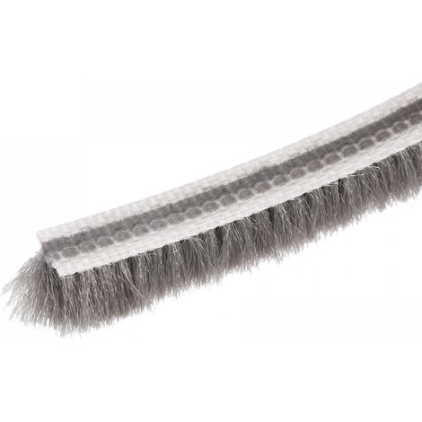 Brosse élastique pour fente de carte d'étanchéité fenêtres, 1/4 po x 5/16 49,2 pi (1/5)