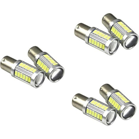6pièces Ampoules Led Bas Smd Kit Pour Feux Arrière Antibrouillard Et Clignotants Économie Énergie Et Sécuritaire Accessoire Auto (1/5)