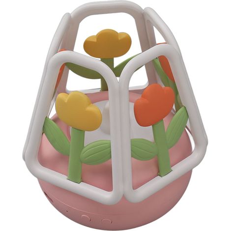 Veilleuse LED rose tulipe en silicone, 5 modes d'éclairage, batterie rechargeable 1200 mAh, idéale pour la chambre ou la maison. (1/5)