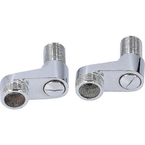 Adaptateur de pommeau de douche à pieds incurvés de diamètre variable avec valve en céramique et conception réglable pour une installation facile
