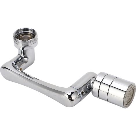 360° drehbarer Messing-Wasserhahn, universeller Roboterarm, 2 Modi, zum Waschen von Gesicht, Augen und Haaren, Badezimmer (1/5)