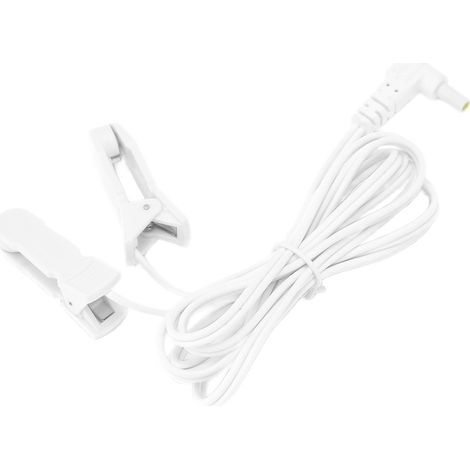 Câble de connexion pour électrode TENS 2,35 mm avec pince auriculaire pour appareil de massage numérique (1/5)