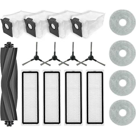 Repuestos para Dreame Bot L10s Plus: cepillo principal, cepillo lateral, filtro HEPA, mopa, bolsa para el polvo - perfecto
