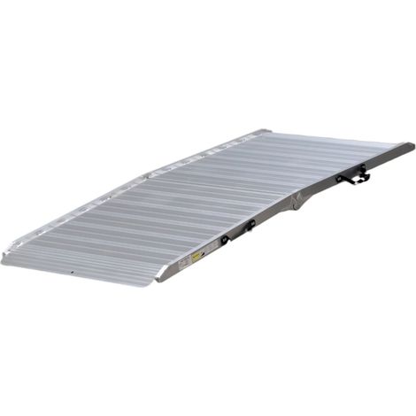 Mw Tools – Rampe de chargement aluminium pliable 400kg 2135x900mm – Largeur utile 850mm – Pour chantiers humides – AOP2004