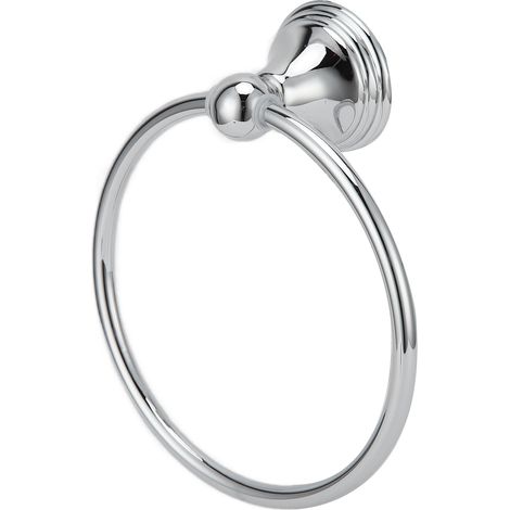 GROOFOO Towel Ring Stainless Steel Hand Towel Holder WallMounted Towel Rack Bathroom Hardware Rack (1/5)