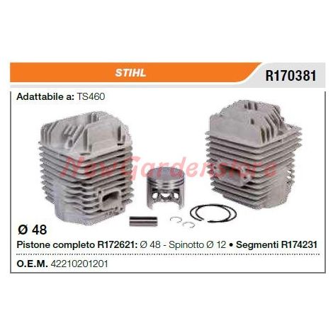 Segmentkolbenzylinder STIHL Trennschleifer TS460 R170381