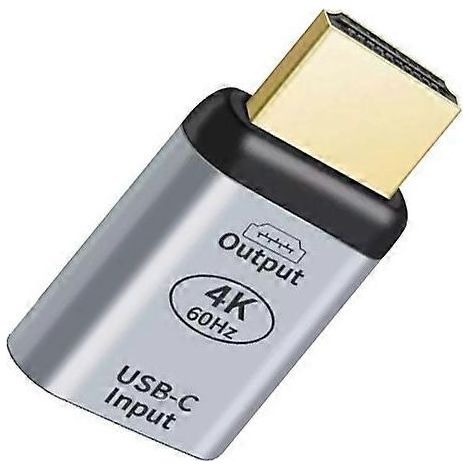 USB 3.1 Gen 2 USB-C Female to HDMI 2.0 Male Adapter 4K 60Hz Display Converter jy (1/5)