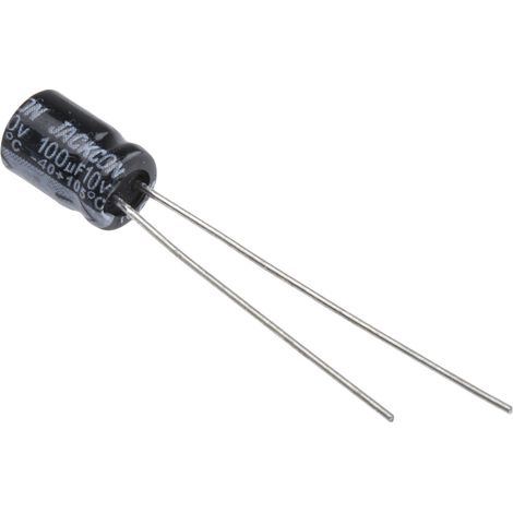 Condensateur RS PRO 100µF, 10V c.c.