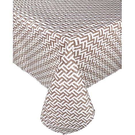 NAPPE ANTITACHES RÉSINE TORINO Mode beige Cm.140x300 x18 personnes (1/5)