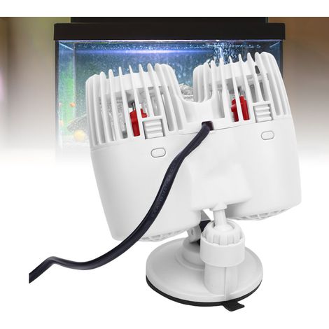 Nouveau Pompe à Ondes Double Tête pour Aquarium Faible Bruit Circulateur d'Eau 220V (1/5)