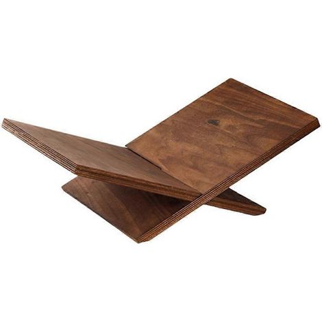 Tischregal aus Holz – Kreuzgestell-Tischregal für Zeitschriften, Kochbücher (1/5)