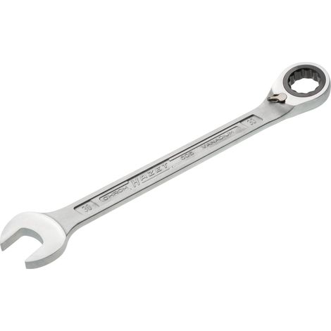 Chiave a bussola a cricchetto 606 SW 30mm L.402,5mm con commutazione, anelli a 15 gradi (1/4)