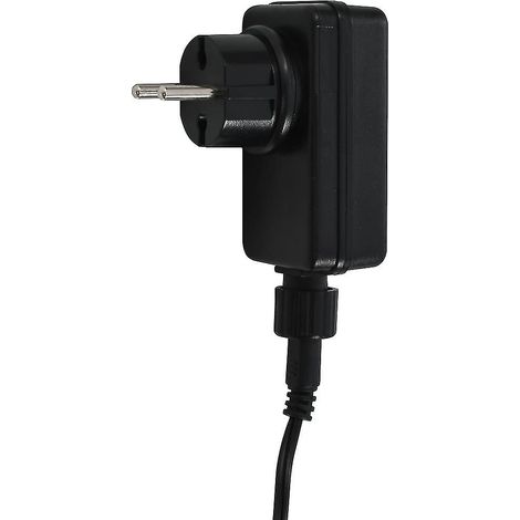 Station de pompage pour fontaine extérieure avec adaptateur secteur verrouillable pour une connexion sécurisée, en acier inoxydable, adaptée à la décoration de jardin et à l'éclairage LED, 30 cm. (1/5)