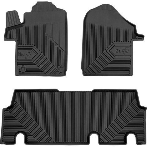 Tapis de Sol de Voiture pour Mercedes-Benz Vito III Van 2014-2025 TPE Noir 3Pcs (1/5)