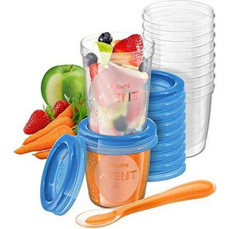 PHILIPS AVENT SCF721/20 - 20 Pots de conservation