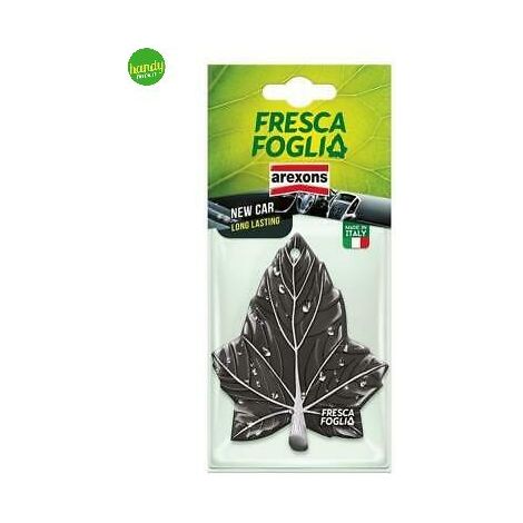 Profumatore auto Arexons fresca foglia new car antifumo