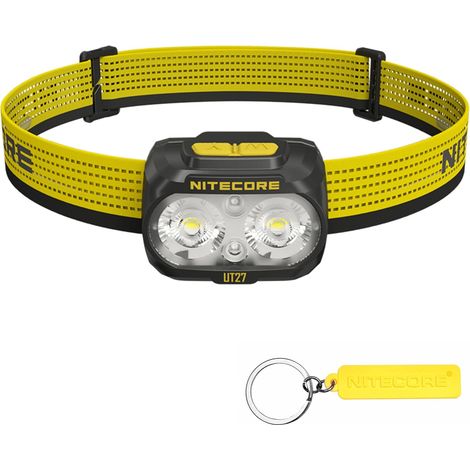 UT27 MCT Pro Lampe frontale légère avec IRC élevé, trois températures de couleur, 2 piles HLB1500, étiquette (gris) (1/5)