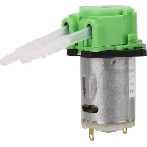 Pompes de Dosage Péristaltiques, DC 12V 3x5mm Pompe Doseuse Tête Péristaltique Chimique Liquide Eau Pompe À Eau Miniature Automatique pour Aquarium Chimique(Vert) (1/5)
