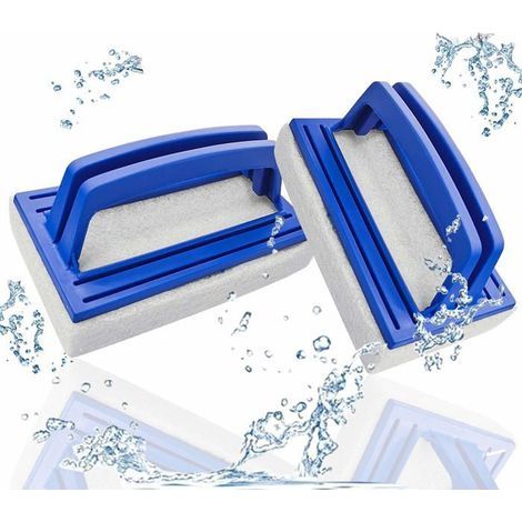 BelleRise – 2-teiliges Poolbürsten-Set mit Schwammbürste, Poolwandbürste, Poolreinigungswerkzeug, Poolbürste mit Griff (1/5)