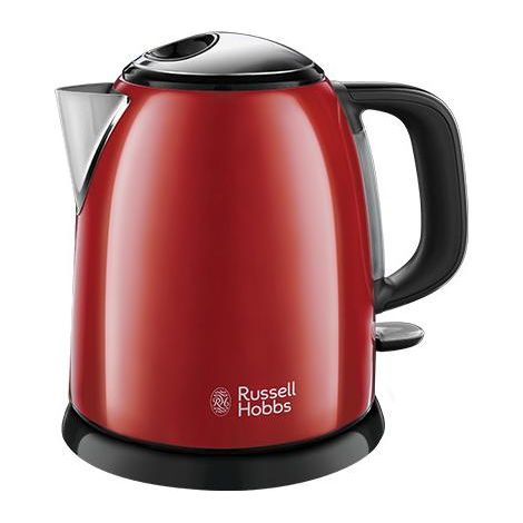 Russell Hobbs 24992-70 Wasserkocher, 1 l, schwarz/rot, 2400 W