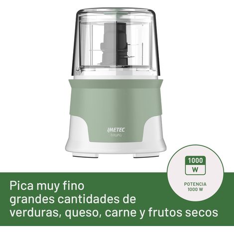 Picadora Imetec CH 500 7475 500W 4 Cuchillas Acero Inoxidable 600ml